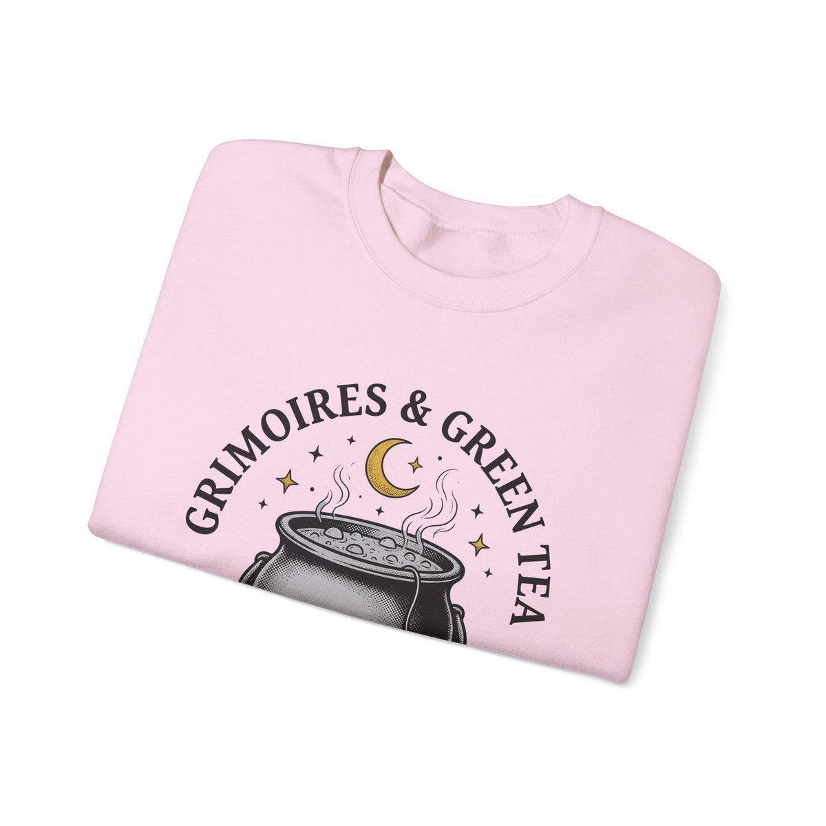 Witch Cauldron Sweatshirt Boho Chic Witchcraft Gift Women Vintage Sweatshirt Cauldron Sweatshirt Bohemian Enthusiast Retro Sweatshirt Occult Graphic Hand Drawn