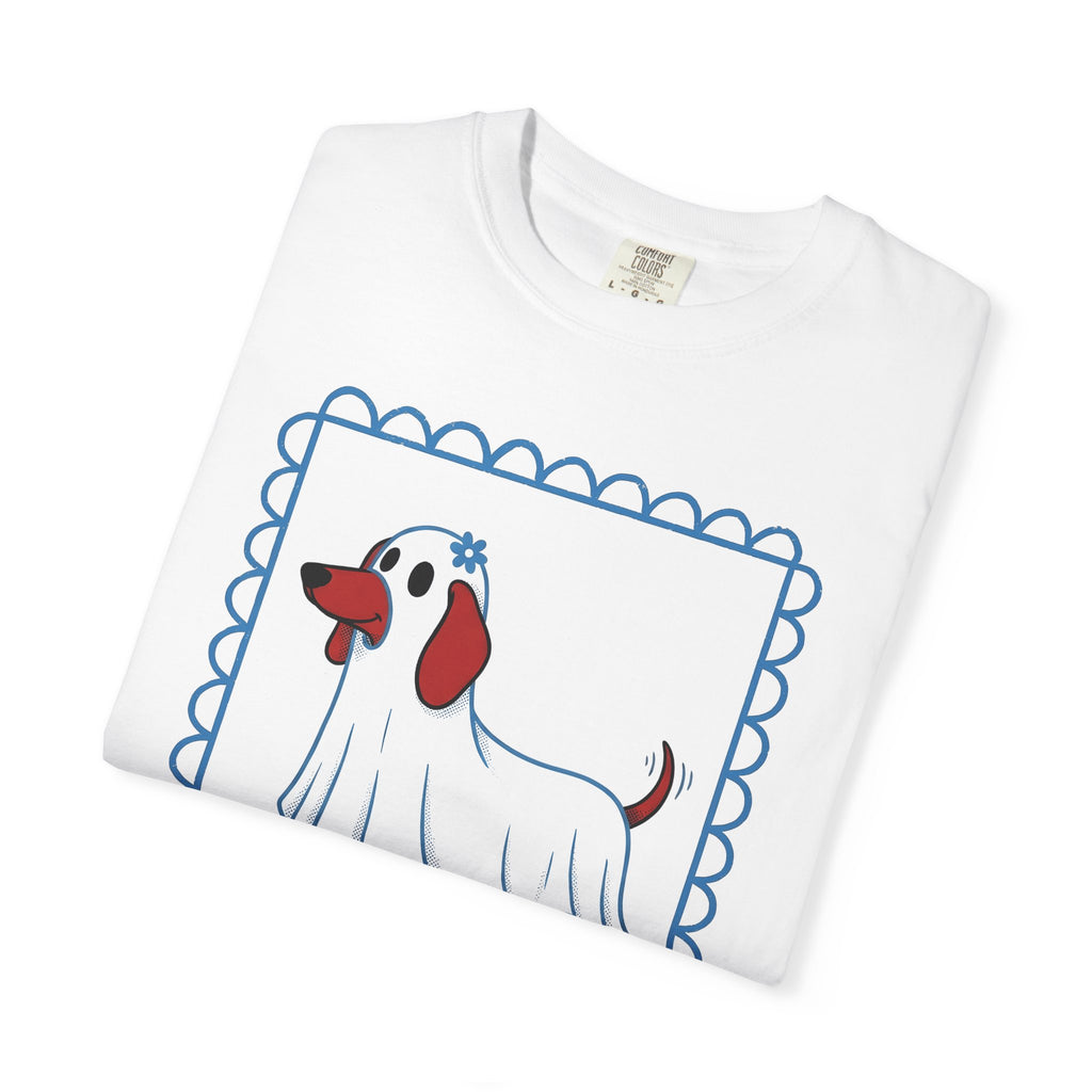 Dachshund Ghost Halloween Dog Gift Cartoon Wiener T-Shirt