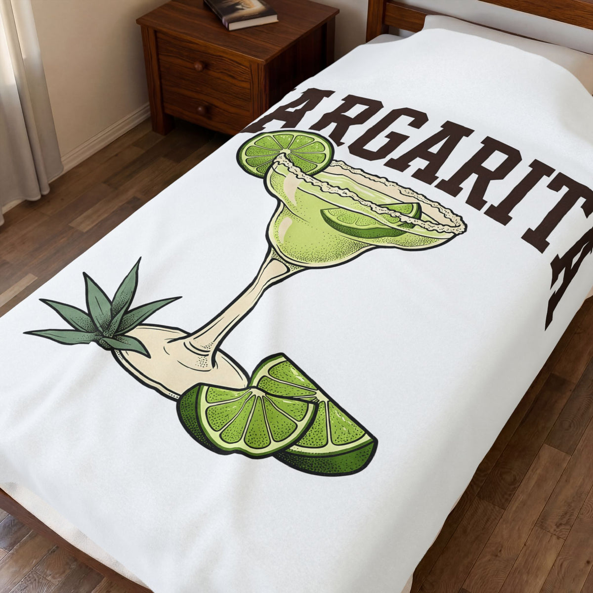 Margarita Glass Blanket Drinks Cocktail Gift Women Vintage Blanket Cocktail Glass Blanket Beverage Fan Retro Blanket Mixed Drink Graphic Hand Drawn