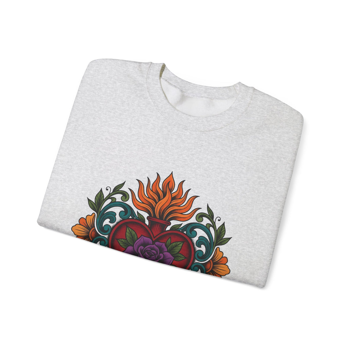 Love Blossom Boho Chic Bloom Gift Ink Flower T Sweatshirt