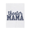 Flower Lettering Blanket Moms Plays Gift Women Strong Blanket Typography Blanket Motherhood Fan Bold Blanket Theater Graphic Contemporary Blossoms