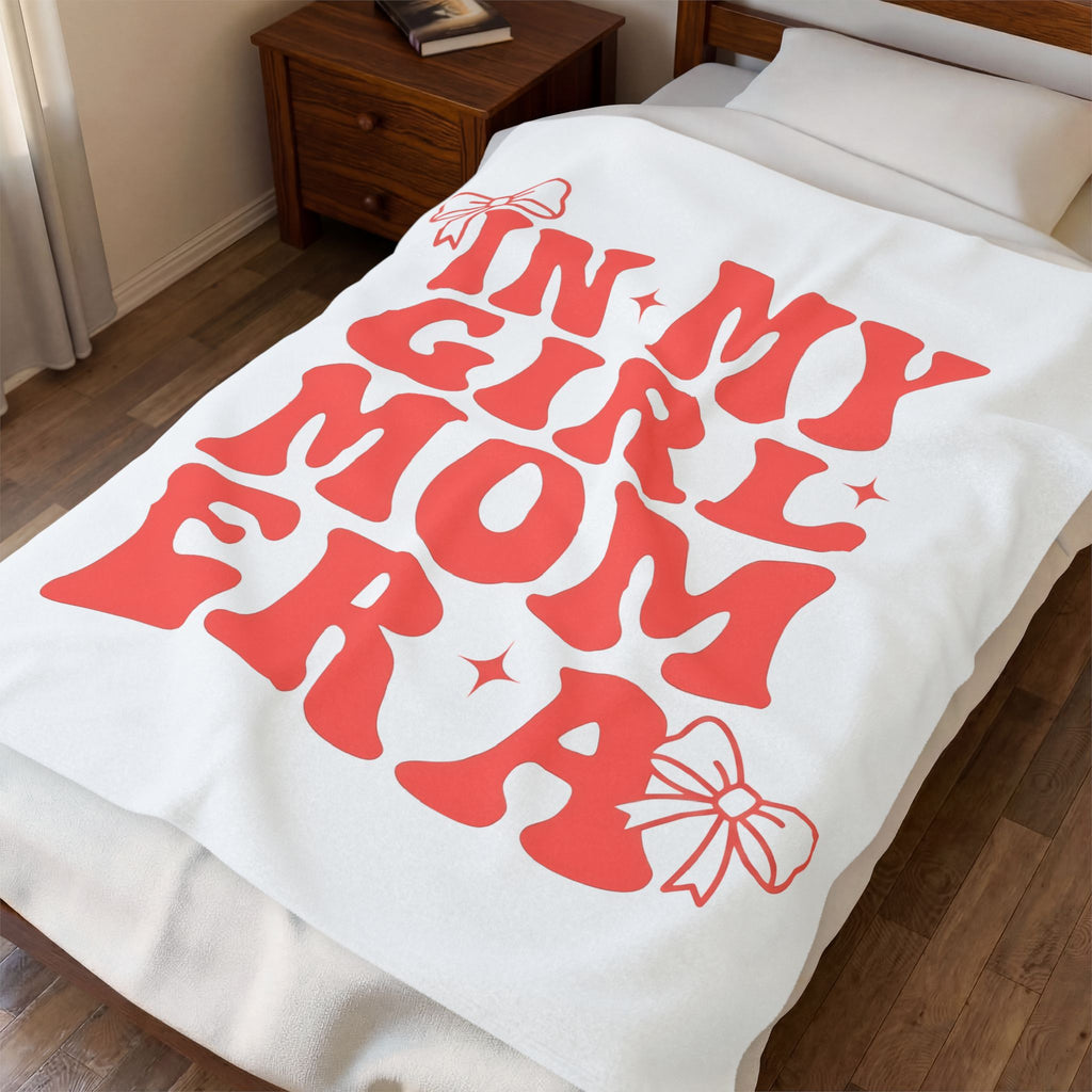 Classic Text Art Blanket Moms Home Gift Women Flower Power Blanket Typography Blanket Motherhood Fan Bohemian Blanket Domestic Graphic Retro Tie