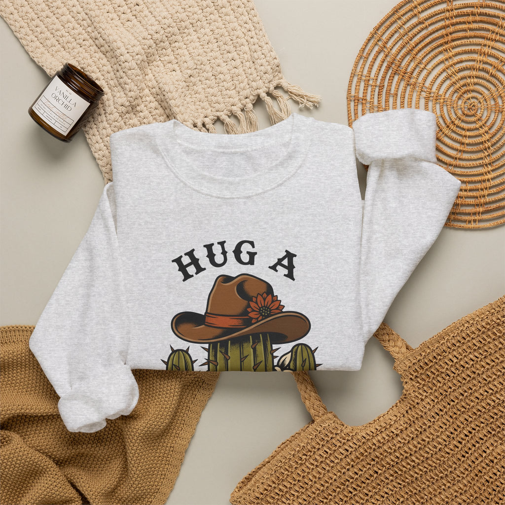 Desert Cowboy Hat Sweatshirt Cowgirl Rural Gift Women Farmhouse Sweatshirt Cowboy Hat Sweatshirt Cowgirl Fan Rustic Graphic Sweatshirt Retro Kerchief Sweatshirt