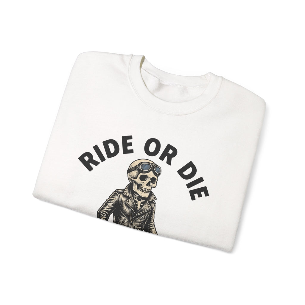 Bony Biker Sweatshirt Halloween Chopper Gift Women Old School Sweatshirt Biker Sweatshirt Horror Fan Retro Sweatshirt Motorcycle Graphic Grunge Shades Sweatshirt