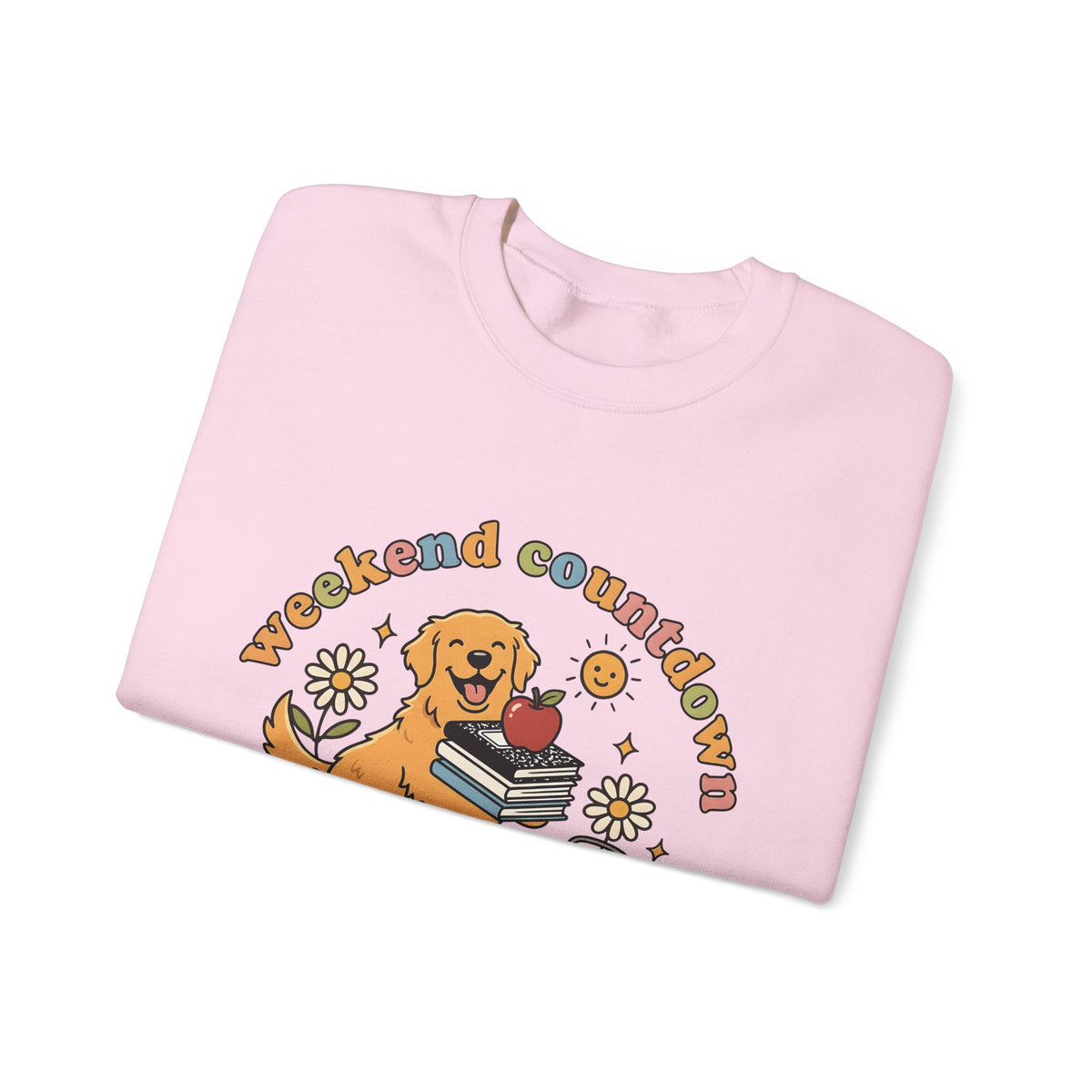 Golden Retriever Sweatshirt Teachers Education Gift Women Hand Drawn Sweatshirt Retriever Sweatshirt Educator Enthusiast Teacher Sweatshirt Learning Graphic