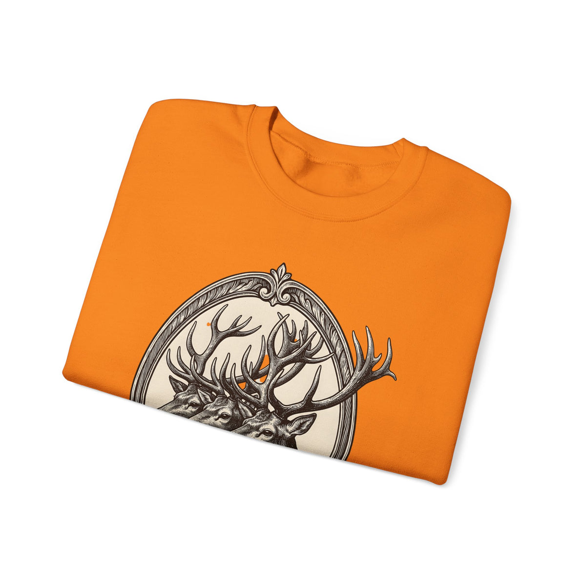 Stag Trio Boho Chic Nature Gift Vintage Deer Bohemian Fan Retro Wilderness Hand Drawn Sweatshirt