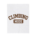 Climbing Text Blanket Climbing Fitness Gift Women Bold Blanket Boulder Blanket Climber Enthusiast Graphic Blanket Workout Graphic Retro Arched