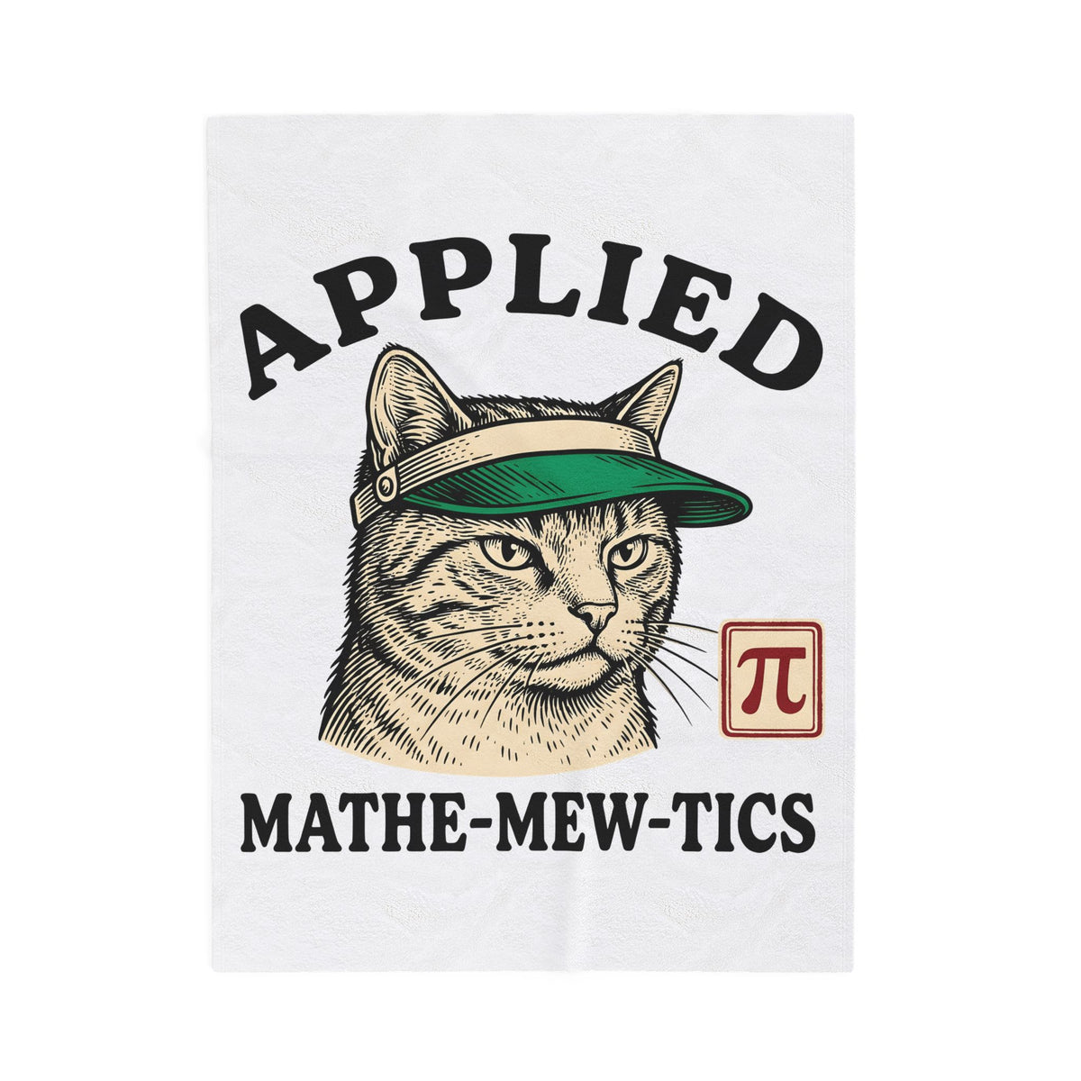 Kitty Art Blanket Cat Calculus Gift Women Throwback Blanket Cat Blanket Cat Fan Vintage Blanket Math Graphic Sketch Art Goggles Blanket