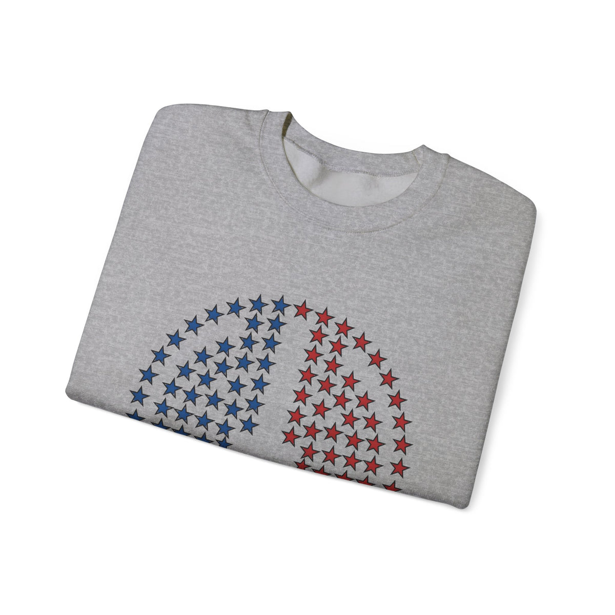 Peace Sign Stars Sweatshirt 4th Of July Calm Gift Women Independence Sweatshirt Star Symbol Sweatshirt Patriot Fan Retro Sweatshirt Serene Graphic Throwback