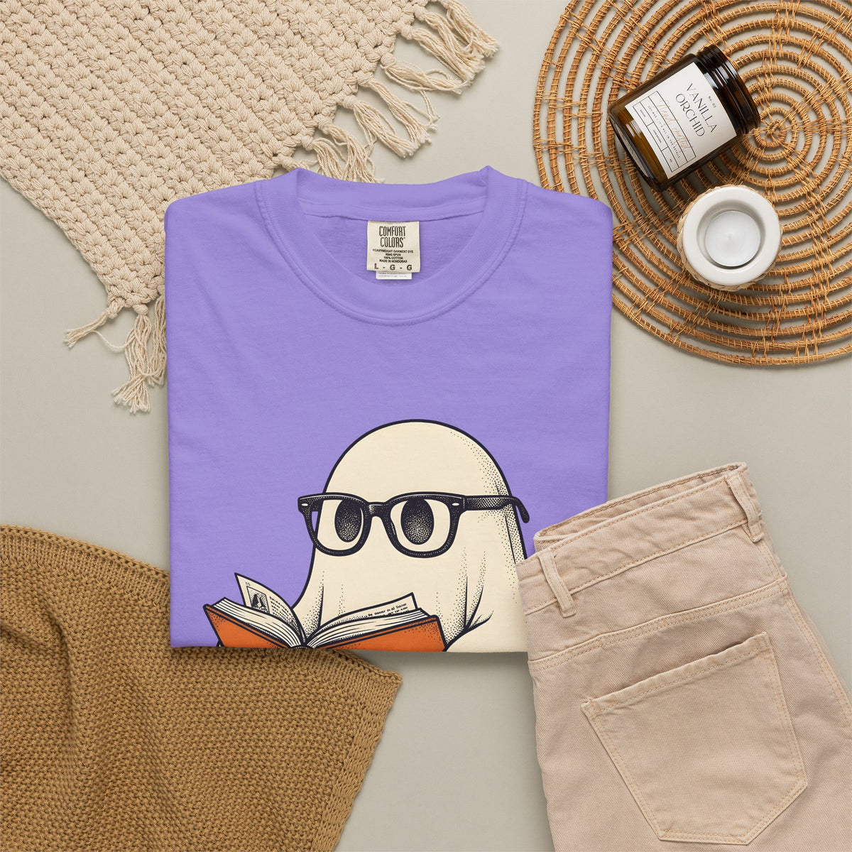 Spirit Reading T-Shirt Halloween Reader Gift Women Comic T-Shirt Clairvoyance T-Shirt Horror Fan Comic Art T-Shirt Fortune Teller Graphic Retro
