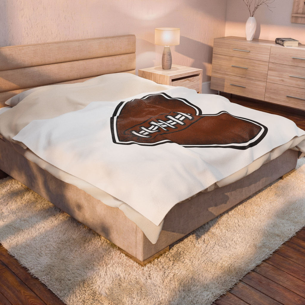 Football Love Blanket Moms Fitness Gift Women Line Art Blanket Soccer Blanket Mom Enthusiast Football Blanket Fitness Graphic Cartoon Seam Blanket