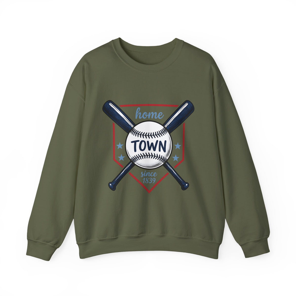 Baseball Graphic Sweatshirt America/4th Of July Sports Gift Women Vintage Sweatshirt Baseball Sweatshirt Patriot Fan Distressed Sweatshirt Athletic Graphic