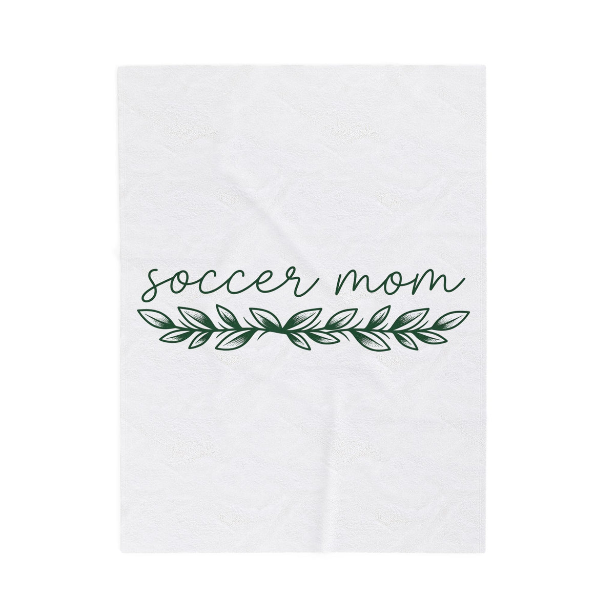 Foliage Twig Blanket Mom Fitness Gift Women Contemporary Blanket Branch Blanket Mother Enthusiast Modern Blanket Workout Graphic Outline Greenery