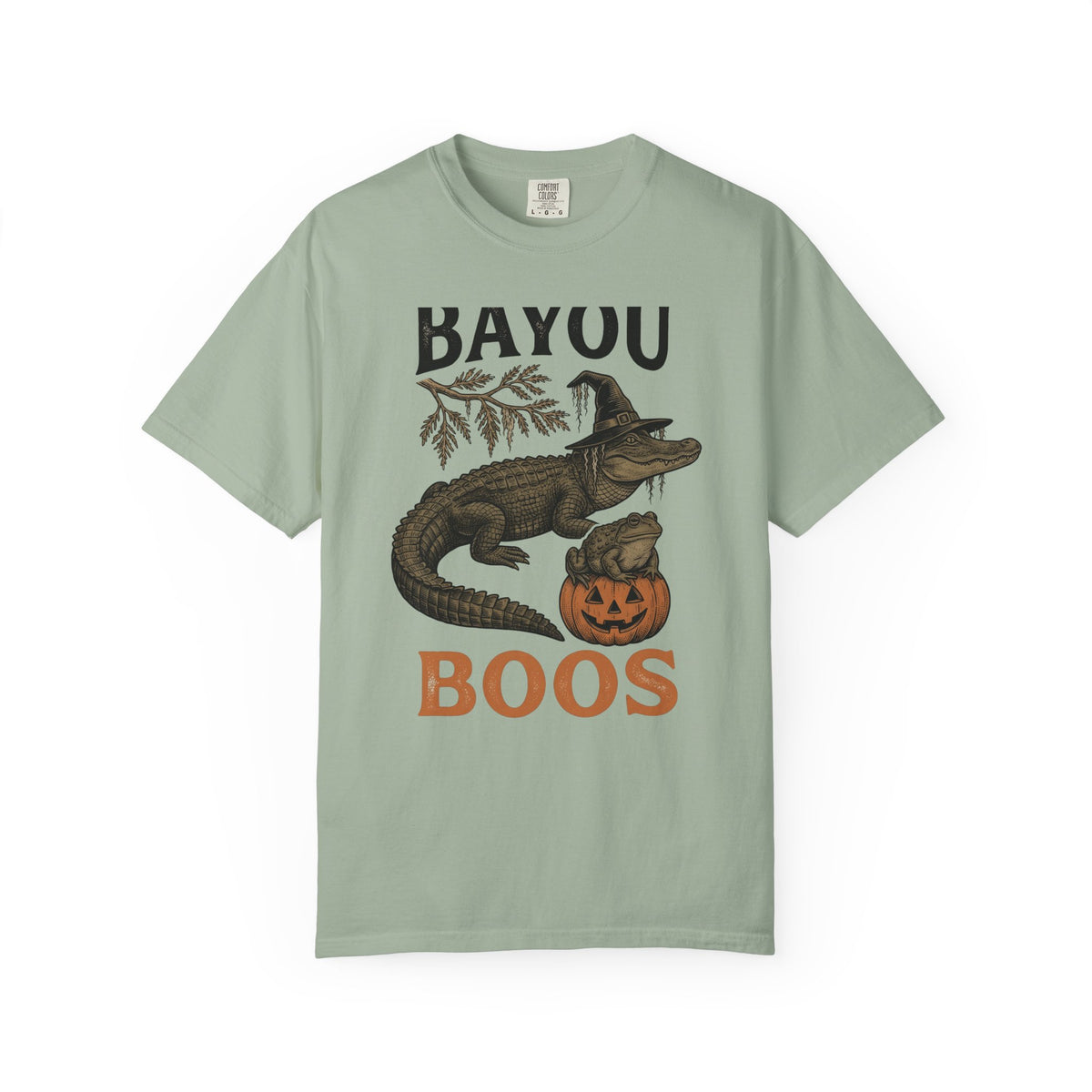 Alligator Frog Pumpkin T-Shirt Halloween Animal Gift Women Vintage T-Shirt Toad T-Shirt Horror Fan Retro T-Shirt Creature