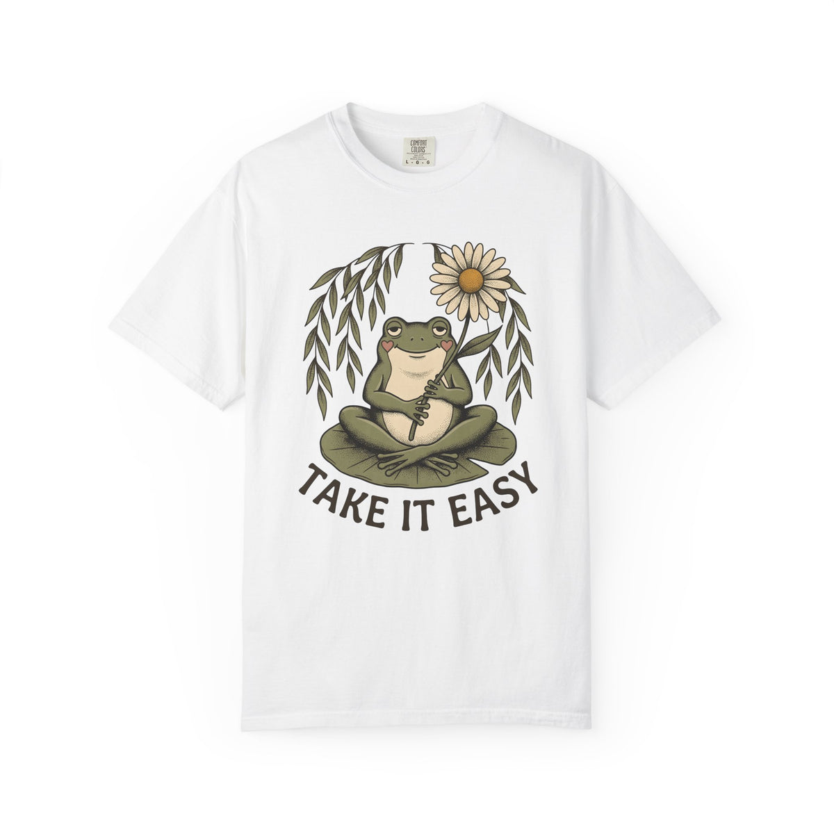 Frog Flower Cute Animal Gift Boho Toad T T-Shirt