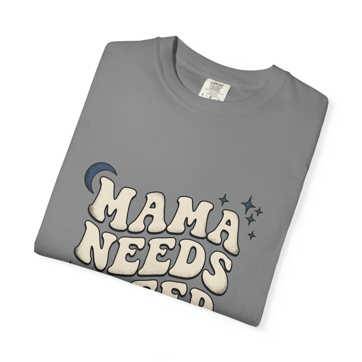 Large Bubble Text T-Shirt Moms Pajamas Gift Women Throwback T-Shirt Bubble Letter T-Shirt Motherhood Fan Retro Style T-Shirt Sleepwear Graphic