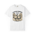 Wild Mustang T-Shirt Cowgirl Rodeo Gift Women Distressed T-Shirt Mustang T-Shirt Cowgirl Fan Vintage T-Shirt Rodeo Graphic Line Art Rock Formation