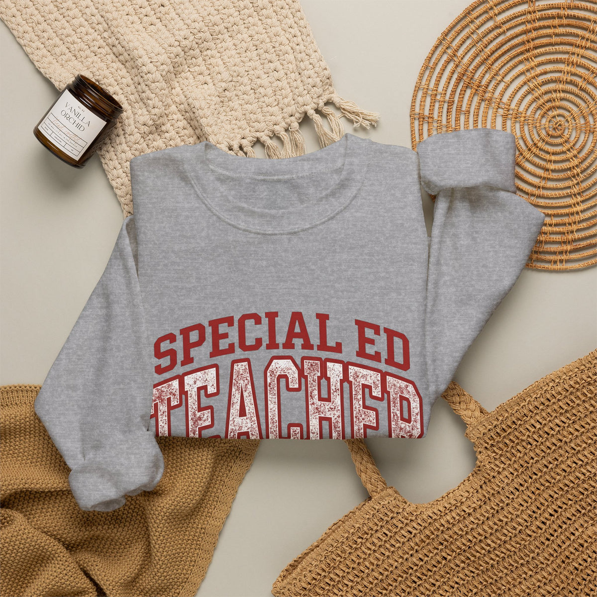 Lotus Petal Sweatshirt Teacher Recognition Gift Women Faded Sweatshirt Waterlily Sweatshirt Educator Enthusiast Distressed Sweatshirt Appreciation Graphic
