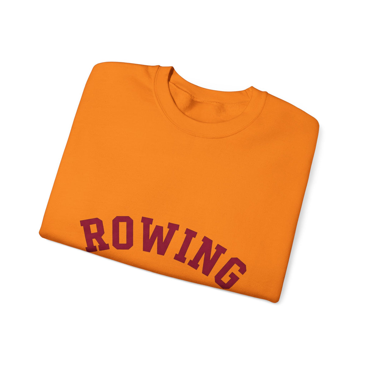 Rowing Team Sweatshirt Rowing Fitness Gift Women Athletic Sweatshirt Crew Sweatshirt Rowing Enthusiast Sporty Sweatshirt Workout Graphic Retro Varsity Font