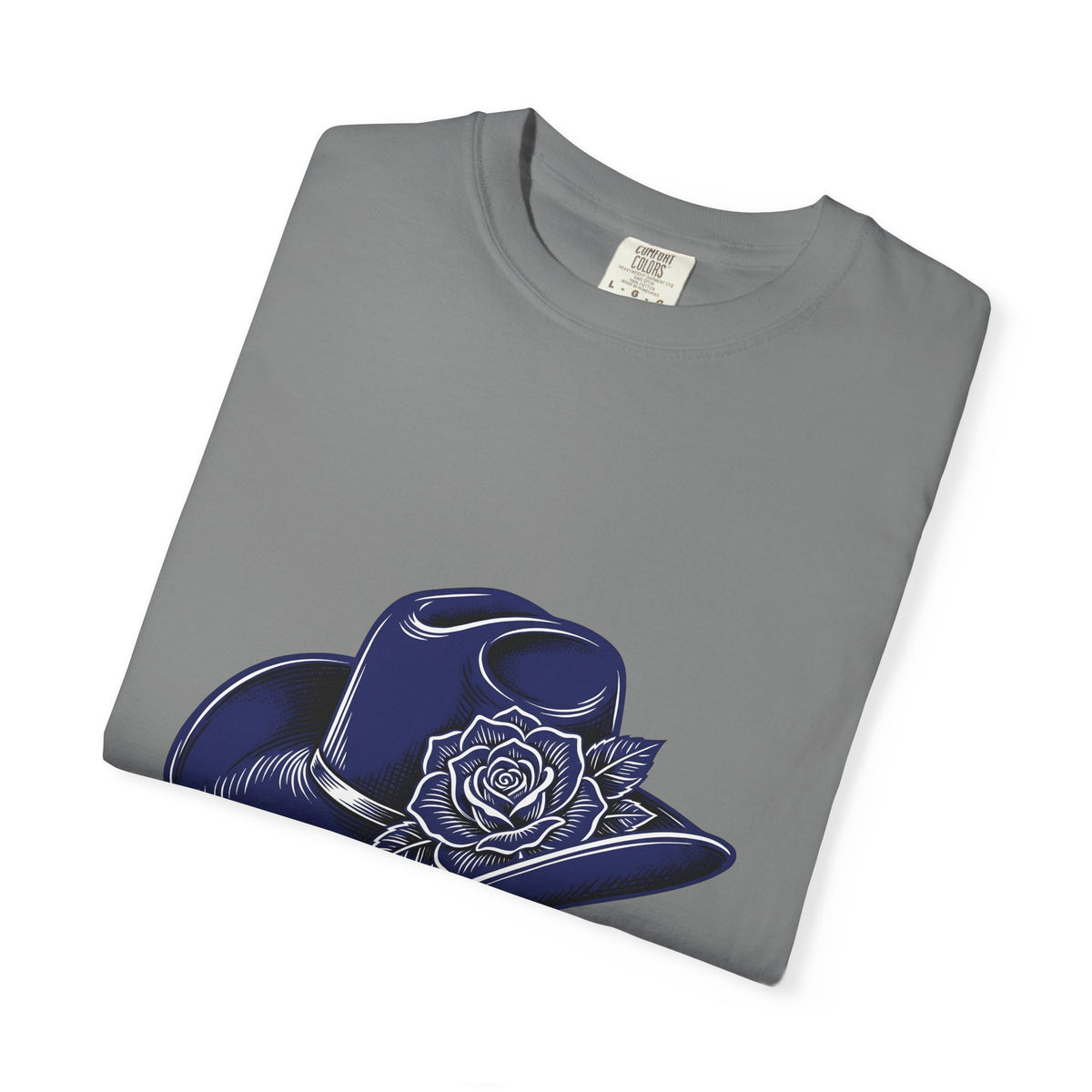 Cowboy Cap T-Shirt Cowgirl Ranch Gift Women Rustic T-Shirt Cowboy Hat T-Shirt Rodeo Fan Western T-Shirt Farm Graphic Line Art Bloom T-Shirt