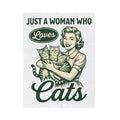Female Cats Blanket Cat Creatures Gift Women Classic Blanket Kitty Blanket Cat Fan Feline Blanket Beast Graphic Doodle Old-Fashioned Woman Blanket