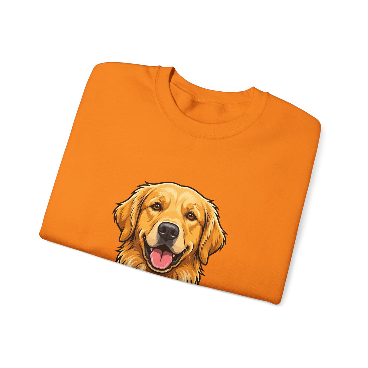 Golden Retriever Dog Pet Gift Cartoon Retriever Dog Fan Puppy Doggy Bold Fur Sweatshirt