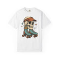 Skull Quad Skates Halloween Wheels Gift Line Roller Skates Horror Fan Wheels T-Shirt
