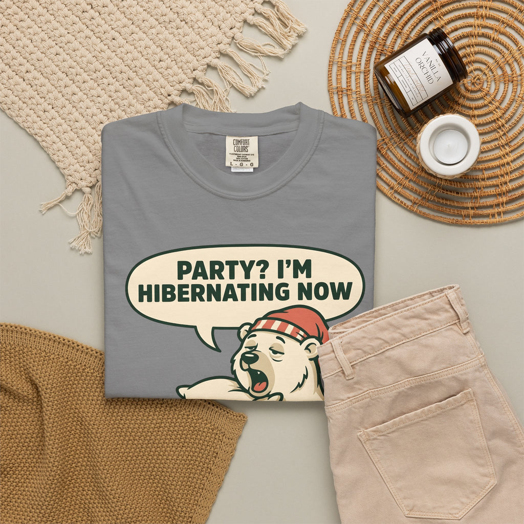 Polar Bear Christmas Animal Gift Cartoon Ursa Xmas Fan Cartoonish Wildlife Vintage T-Shirt