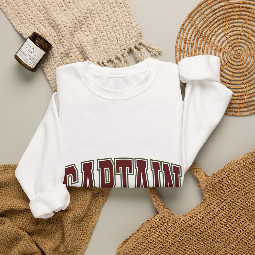 College Lettering Sweatshirt Sports Club Gift Women Strong Sweatshirt University Lettering T-Sh