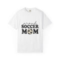 Soccer Ball T-Shirt Soccer Mom Fitness Gift Women Heavy T-Shirt Football T-Shirt Soccer Fan Grunge T-Shirt Workout Graphic Clean Sports T-Shirt