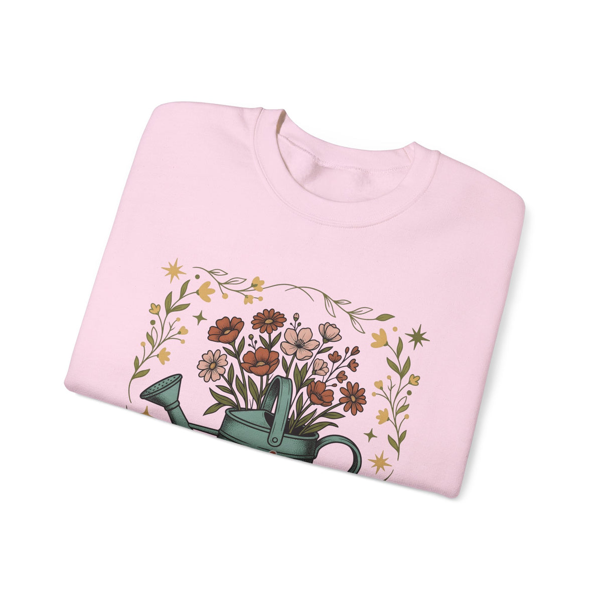Watering Can Bouquet Sweatshirt Teacher Horticulture Gift Women Line Art Sweatshirt Flower Arrangement Sweatshirt Educator Enthusiast Illustration Design