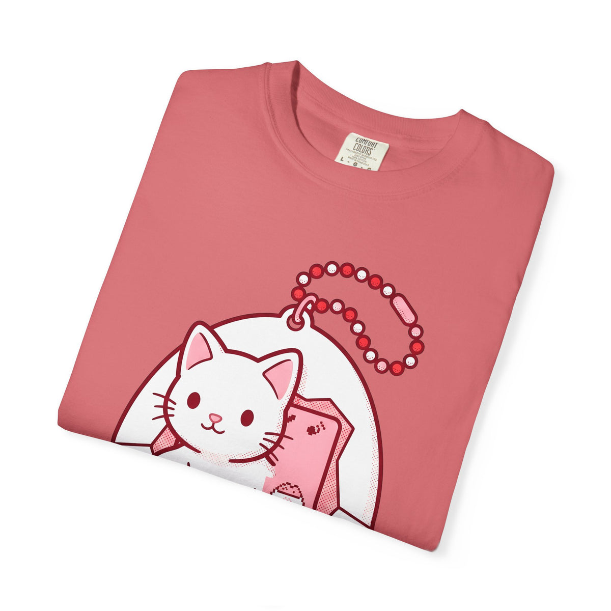 Kitten Virtual Toy T-Shirt Cat Video Games Gift Women Cute T-Shirt Digital Pet T-Shirt Cat Fan Kawaii T-Shirt Gamer Graphic Vintage Charm T-Shirt