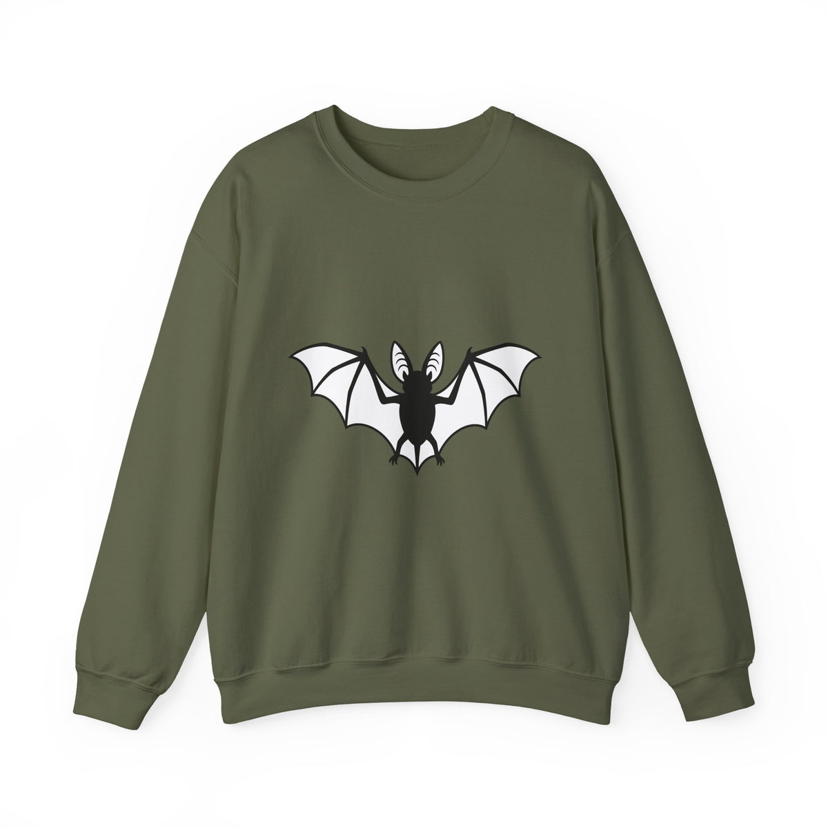 Bat Graphic Sweatshirt Cottagecore Halloween Gift Women Minimalist Sweatshirt Bat Sweatshirt Homebody Fan Simple Sweatshirt Spooky Graphic Gothic Wings Sweatshirt