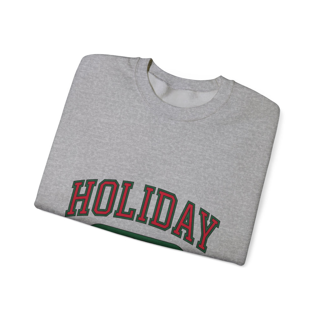 Bold College Font Holiday Christmas Decor Gift Merry Typography Christmas Fan Festive Christmas Sweatshirt