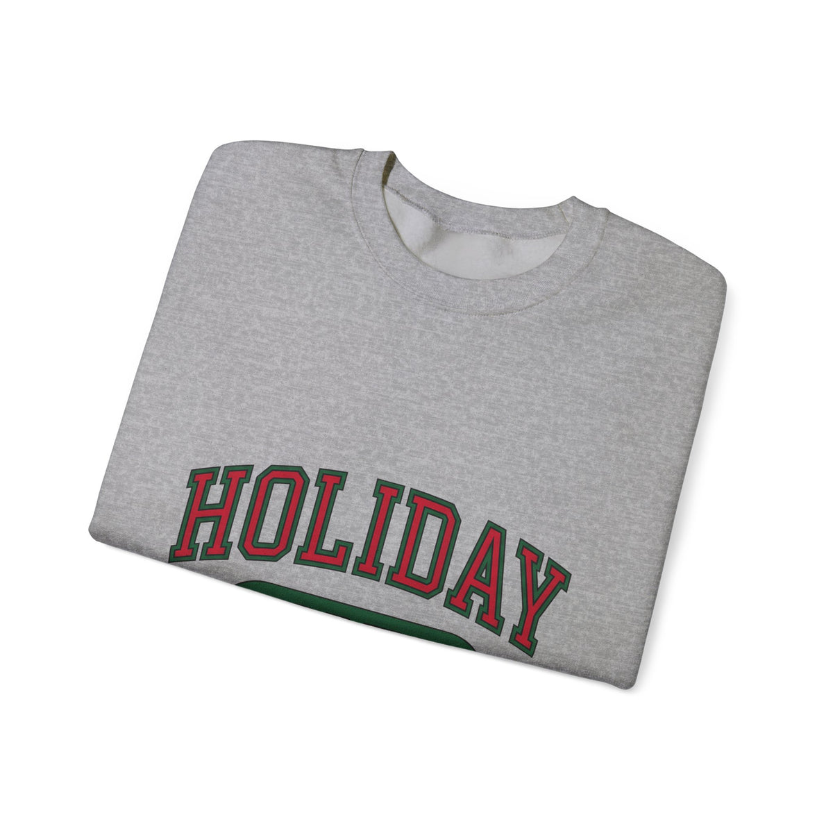 Bold College Font Holiday Christmas Decor Gift Merry Typography Christmas Fan Festive Christmas Sweatshirt