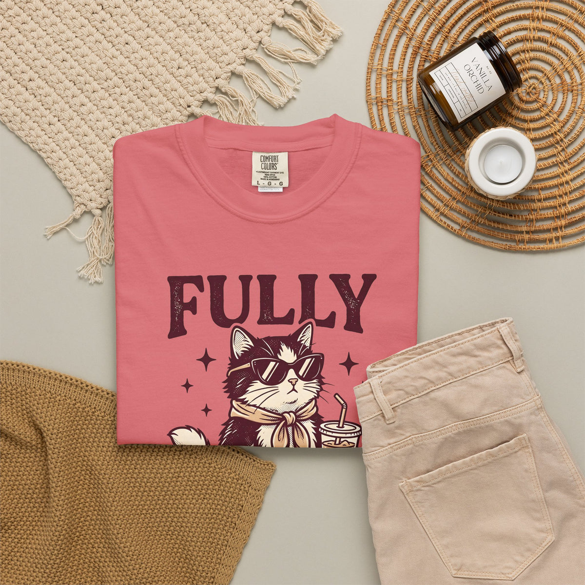 Cat Eyeglasses T-Shirt Funny Critter Gift Women Throwback T-Shirt Cat Glasses T-Shirt Humor Fan Vintage T-Shirt Animal Graphic Line Art Iced Mocha