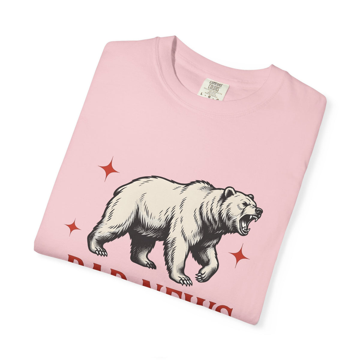 Grizzly Bear T-Shirt Bear Animal Gift Women Vintage T-Shirt Ursa T-Shirt Bear Fan Grizzly Graphic Retro Star T-Shirt