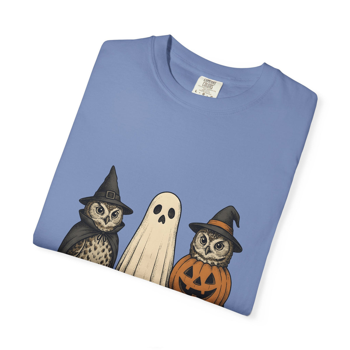 Owl Halloween Costumes Halloween Creatures Gift Classic Owl Costume Horror Fan Spooky Monster T-Shirt