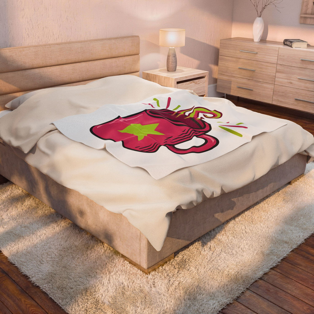 Coffee Cup Blanket Coffee Brunch Gift Women Vintage Blanket Blanket Blanket Coffee Fan Coffee Cup Blanket Breakfast Graphic Comic Star Shape Blanket