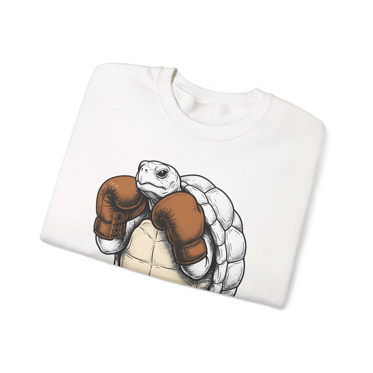 Turtle Punch Gloves Sweatshirt Sports Workout Gift Women Line Art Sweatshirt Boxing Gloves Sweatshirt Athlete Enthusiast Illustration Sweatshirt Fitness