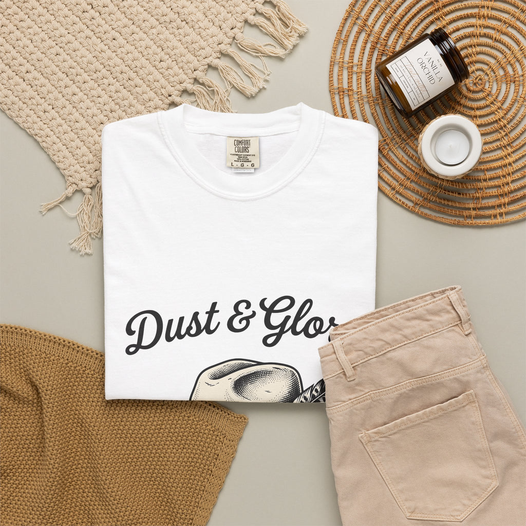 Western Hat Cowgirl Rodeo Gift Antique Cowboy Hat Cowgirl Fan Stetson Nostalgic Quill T-Shirt