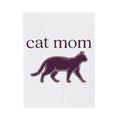 Cat Graphic Blanket Cat Mom Animal Gift Women Minimalist Blanket Kitten Blanket Cat Lady Fan Feline Blanket Simple Design Creature Graphic Vintage