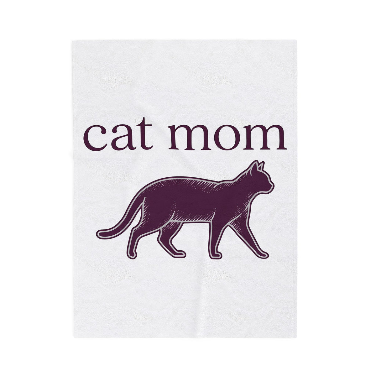 Cat Graphic Blanket Cat Mom Animal Gift Women Minimalist Blanket Kitten Blanket Cat Lady Fan Feline Blanket Simple Design Creature Graphic Vintage