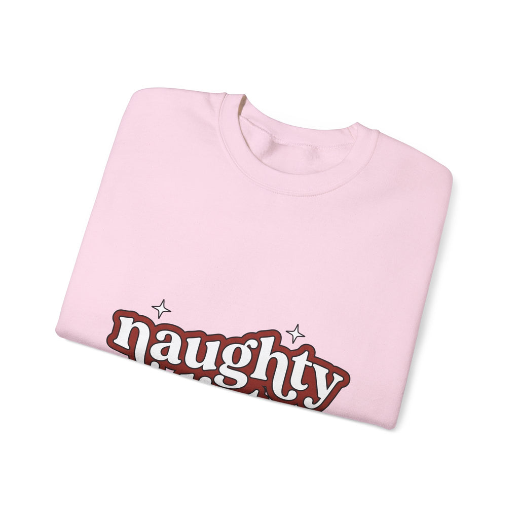 Festive Text Sweatshirt Christmas Humor Gift Women Playful Sweatshirt Typography Sweatshirt Xmas Fan Funny Graphic Illustration Retro Stars Sweatshirt