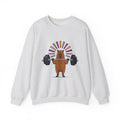 Capybara Gym Training Sweatshirt Sports Pets Gift Women Hand Drawn Sweatshirt Rodent Sweatshirt Athlete Enthusiast Illustrated Pet Graphic Classic Rainbow