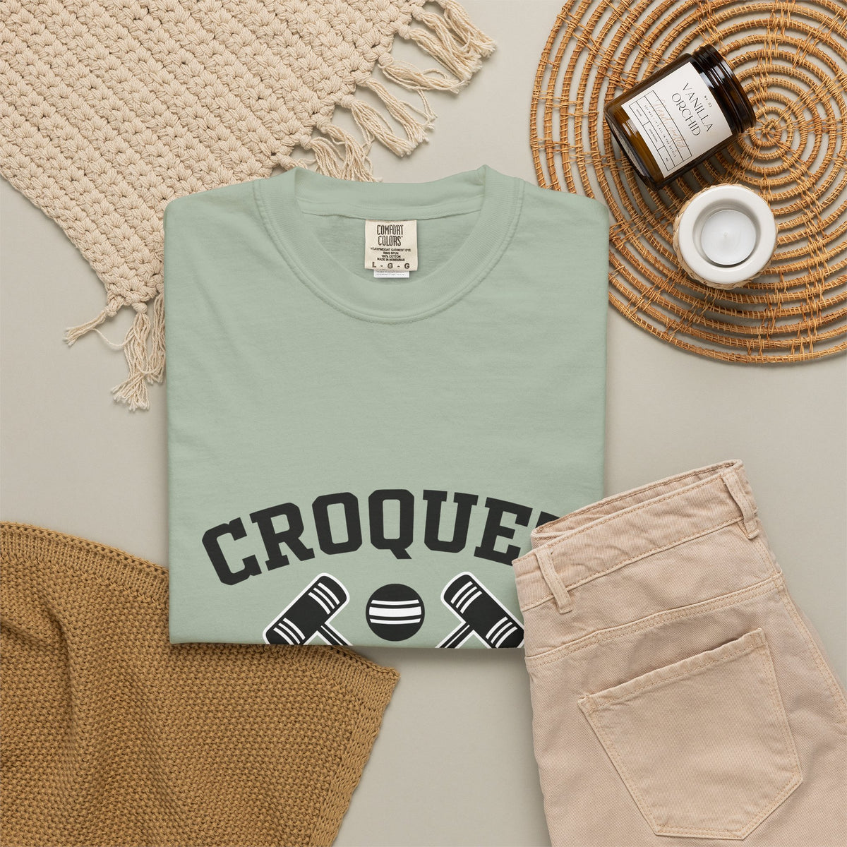 Croquet Mallets Croquet Game Gift Bold Mallet Croquet Fan Bold Sport Vintage Ball T-Shirt