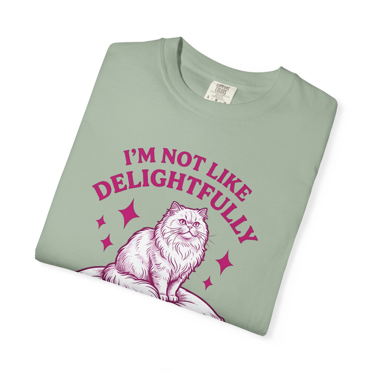 Furry Cat T-Shirt Funny Animal Gift Women Classic T-Shirt Kitten T-Shirt Humor Fan Cartoon T-Shirt Creature Graphic Doodle Throw T-Shirt T-Shirt