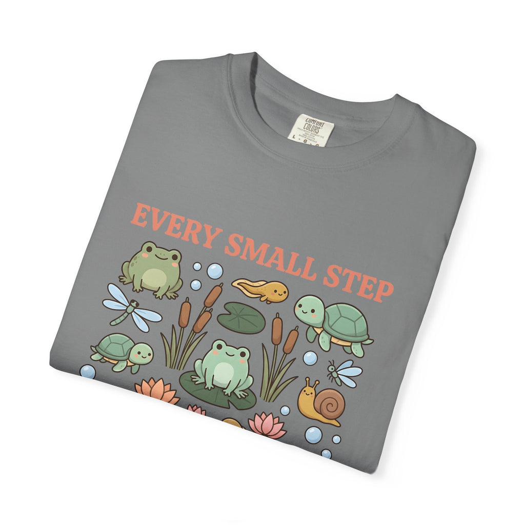 Frog Turtle Snail T-Shirt Motivation Nature Gift Women Cartoon T-Shirt Amphibian T-Shirt Inspirational Enthusiast Comic T-Shirt Environmental