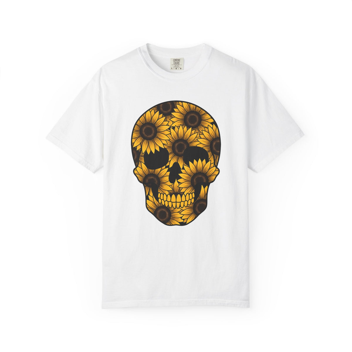 Bloom Skull T-Shirt Floral Alternative Gift Women Pop Art T-Shirt Sugar Skull T-Shirt Floral Fan Pop Art T-Shirt Punk Graphic Tribal Petals T-Shirt