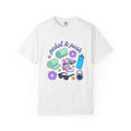 Bike Outfit T-Shirt Sports Exercise Gift Women Toon T-Shirt Cycling T-Shirt Athlete Enthusiast Cartoon T-Shirt Fitness Graphic Old School Gym Mat